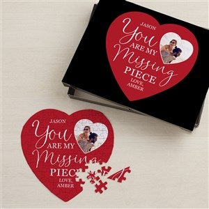 You're My Missing Piece Personalized Photo Heart Puzzle