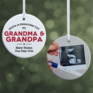 Promoted To... Personalized Ornament - 2 Sided Glossy