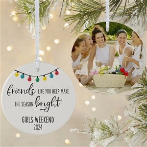 Friends Like You Personalized Ornament - 2 Sided Matte