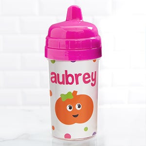 Halloween Character Personalized Toddler 10oz Sippy Cup - Pink