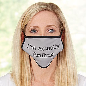 Ladies Expressions Personalized Adult Face Mask