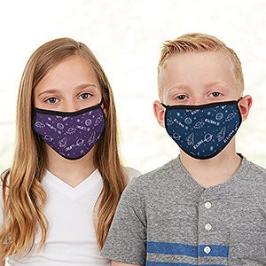 Space Personalized Kids Face Mask
