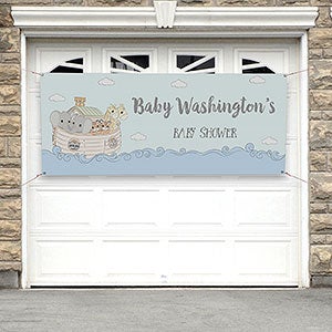 Precious Moments Noah's Ark Personalized Baby Shower Banner - 30x72