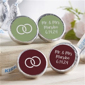 Choose Your Icon Wedding Personalized Candy Stickers - 96 stickers