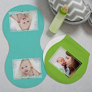 Photo Joy Personalized Burp Cloths