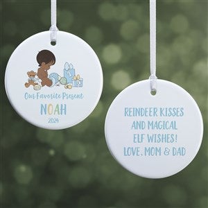 Precious Moments® Our Favorite Gift Baby Boy Ornament - 2 Sided Glossy
