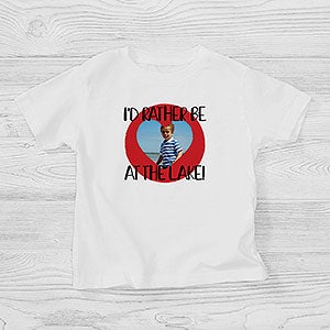 Photo Message Personalized Toddler T-Shirt