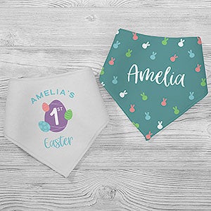 First Easter Personalized Bandana Bibs