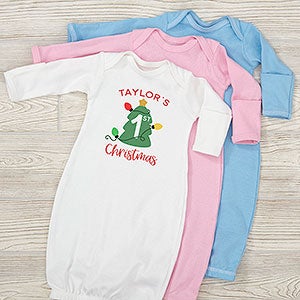 christmas baby gown