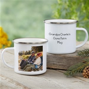Personalized Photo Camp Mug For Him - Small