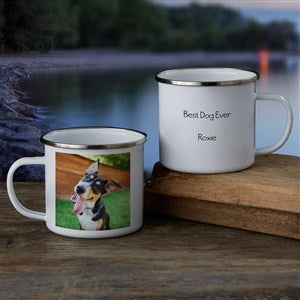 Personalized Pet Photo Camp Mug - Large