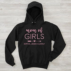 Mom of... Personalized Hanes Adult Hooded Sweatshirt