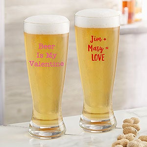 Sweet Drinks Personalized Printed 20oz Pilsner Glass