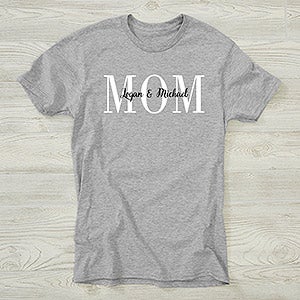 Mom Personalized Hanes Ladies T-Shirt