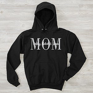 Mom Personalized Hanes Hooded Sweatshirt