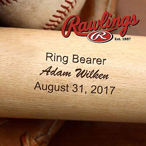 Wedding Party Rawlings® Engraved Baseball Bat