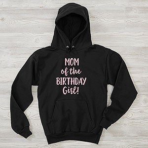 Family Birthday Personalized Hanes Adult Hooded Sweatshirt
