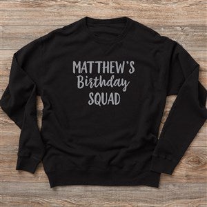 Family Birthday Personalized Hanes Adult ComfortWash Sweatshirt