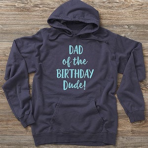 Family Birthday Personalized Hanes Adult ComfortWash Hoodie