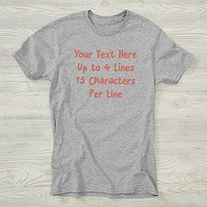 Write Your Own Personalized Hanes Ladies T-Shirt