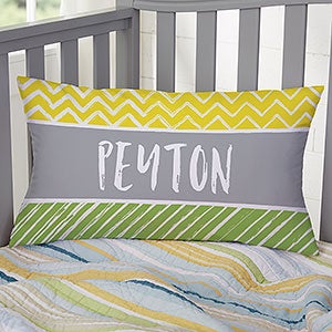 Yours Truly Personalized Lumbar Velvet Throw Pillow