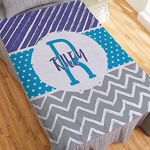 Yours Truly Personalized 60x80 Plush Fleece Blanket
