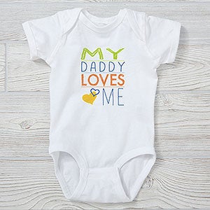 Look Who Loves Me Personalized Baby Bodysuit