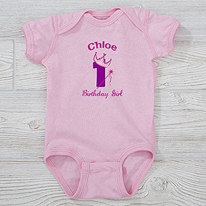 Birthday Princess Personalized Baby Bodysuit
