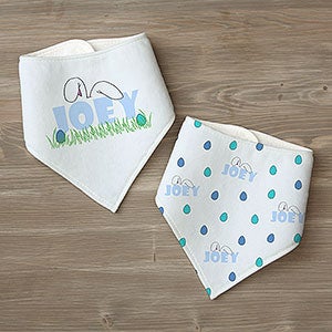 Ears To You Personalized Easter Bandana Bib