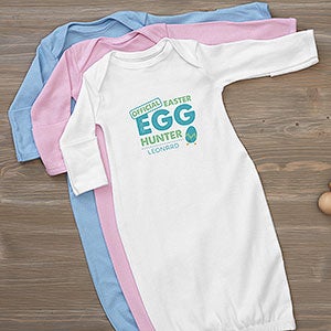 Easter Egg Hunter Easter Personalized Baby Gown