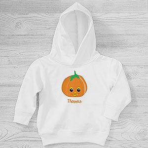 Pumpkin Pal Personalized Halloween Toddler Hooded Sweatshirt
