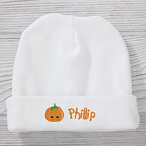 Pumpkin Pal Personalized Baby Hats