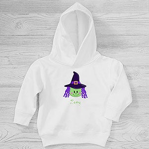 Lil' Witch Personalized Halloween Toddler Hooded Sweatshirt