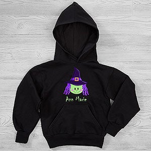 Lil' Witch Personalized Halloween Hanes Kids Sweatshirt