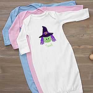 Lil' Witch Personalized Halloween Baby Gown