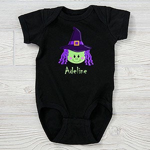 Lil' Witch Personalized Halloween Baby Bodysuit