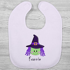 Good Lil' Witch Personalized Baby Bib