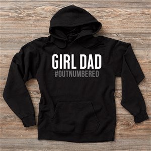 Girl Dad Personalized Hanes Adult ComfortWash Hoodie