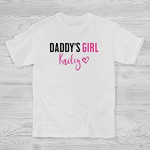Daddy's Girl Personalized Hanes Kids T-Shirt