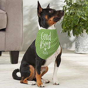 Good Boy Personalized Dog Bandana - Medium