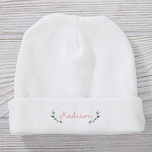 Girly Chic Personalized Baby Hats