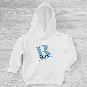 Alphabet Fun Personalized Toddler Hooded Sweatshirt