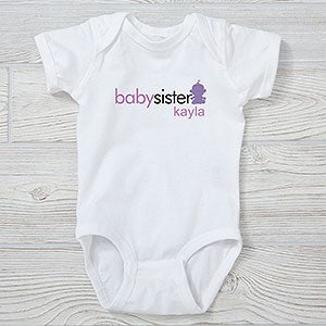 Big/Baby Brother & Sister Personalized Baby Bodysuit