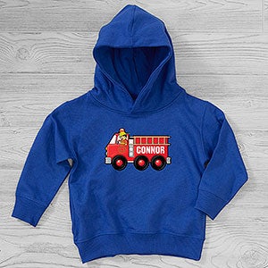Jr. Firefighter Personalized Toddler Hooded Sweatshirt