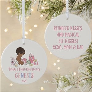 Precious Moments Our Favorite Gift Baby Girl Ornament - 2 Sided Matte