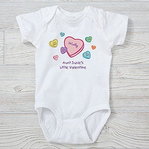 Little Valentine Personalized Baby Bodysuit