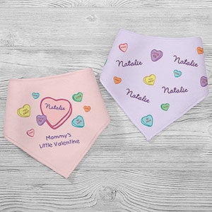 Little Valentine Personalized Bandana Bibs