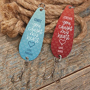 You Caught My Heart Personalized Fishing Lure