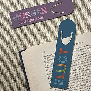 Colorful Name Personalized Bookmark Set-29680