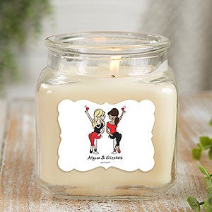 Best Friends philoSophie's Personalized 10oz Vanilla Bean Candle Jar